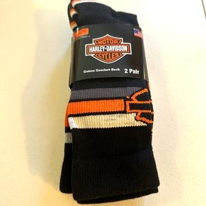Harley-Davidson NIP Two different pairs of Cotton-feel Comfort Socks	Large   74